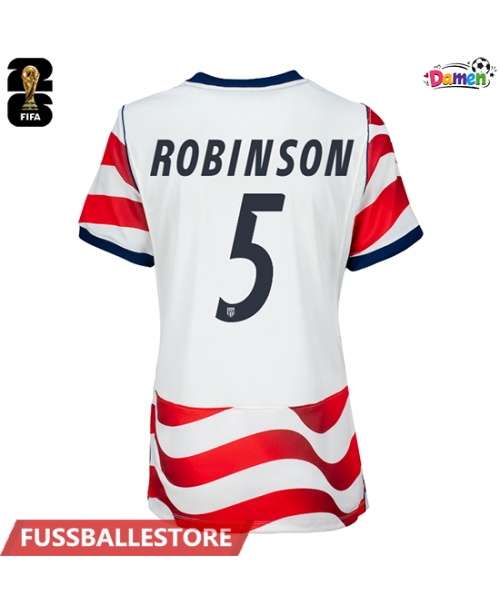 Günstige Vereinigte Staaten Antonee Robinson #5 Heimtrikot Damen WM 2026 Kurzarm